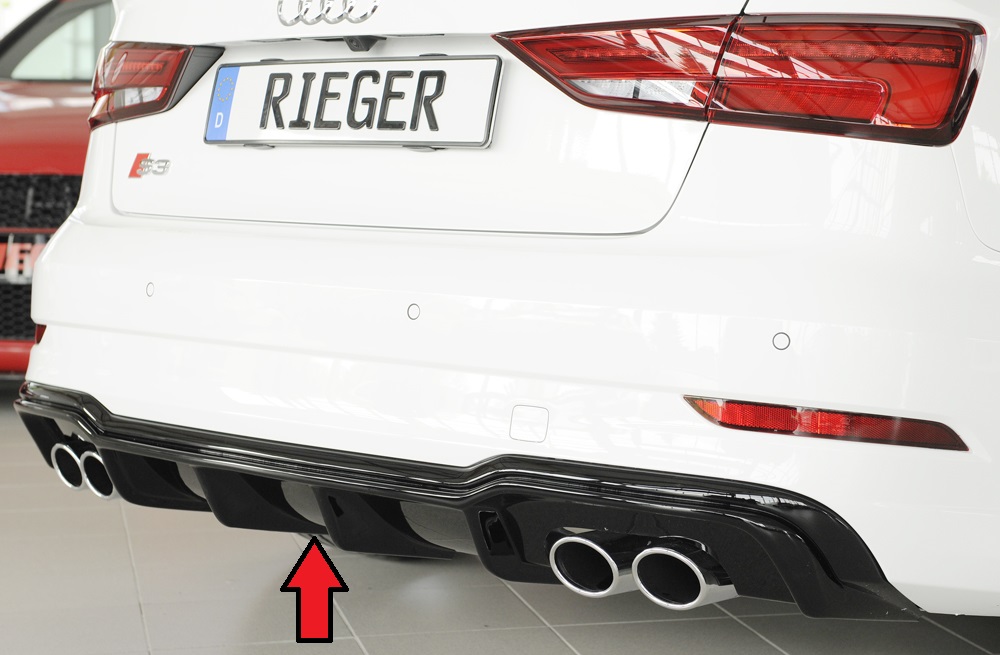 Rieger Tuning diffuser (type: 88158) Audi A3 / S3 [8V]
