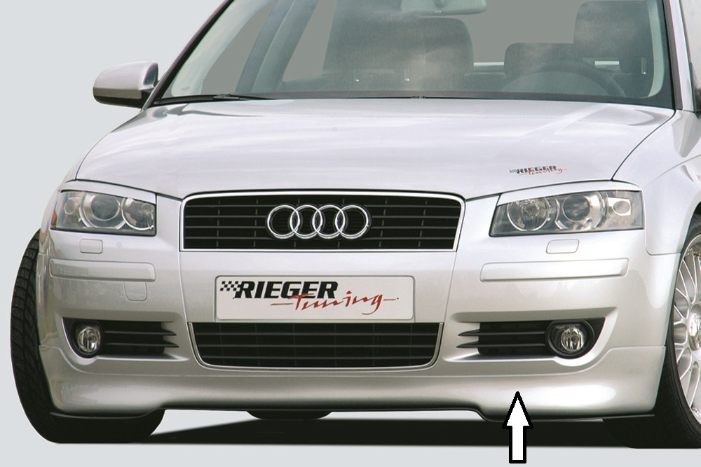 Rieger Tuning voorspoiler lip Audi A3 [8P]