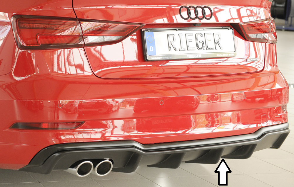 Rieger Tuning diffuser Audi A3 [8V]
