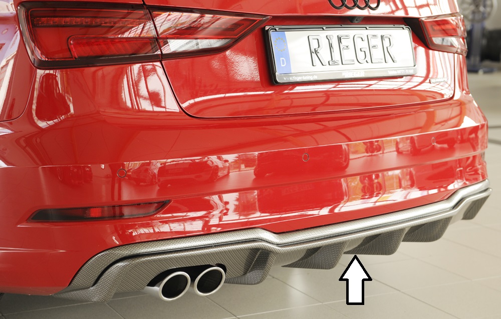 Rieger Tuning diffuser Audi A3 [8V]