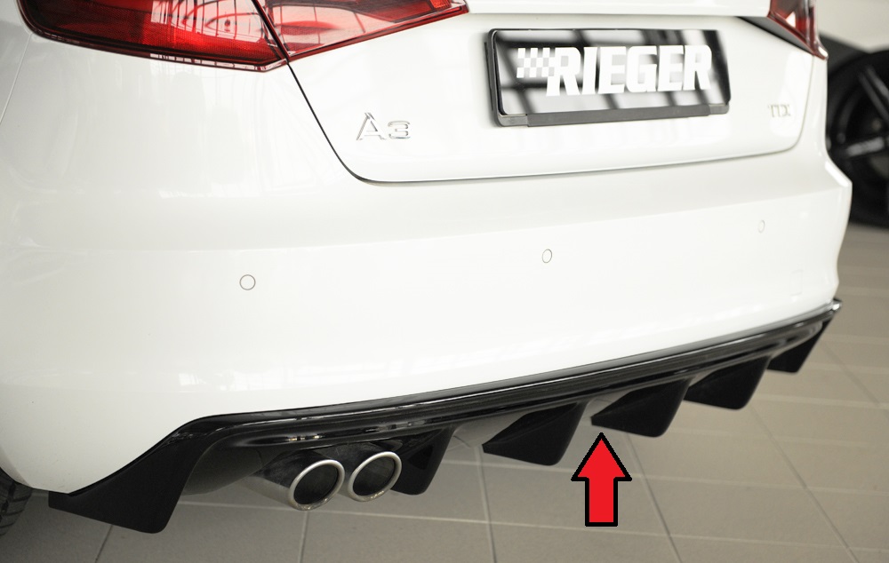 Rieger Tuning diffuser Audi A3 [8V]