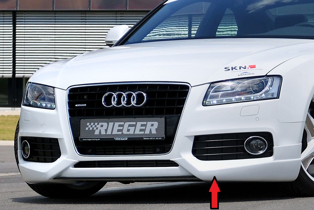 Rieger Tuning voorbumper spoiler lip Audi A5 / S5 [B8]