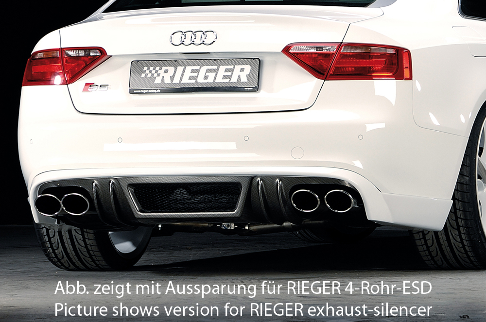 Rieger Tuning achterbumper verlenging Audi A5 / S5 [B8]