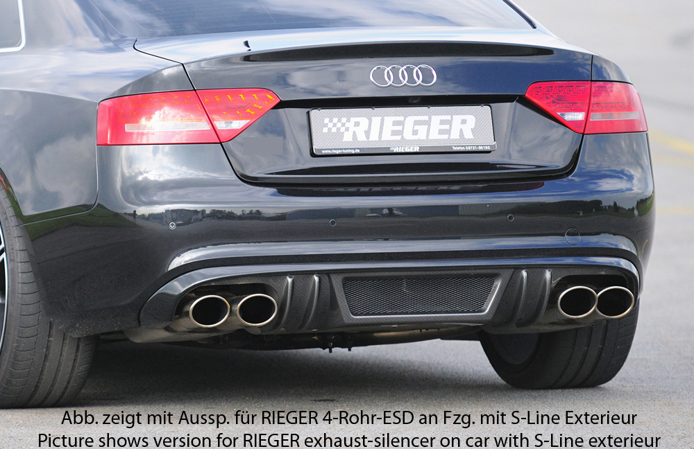 Rieger Tuning diffuser Audi A5 [B8]