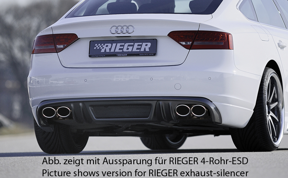 Rieger Tuning achterbumper verlenging Audi A5 [B8]