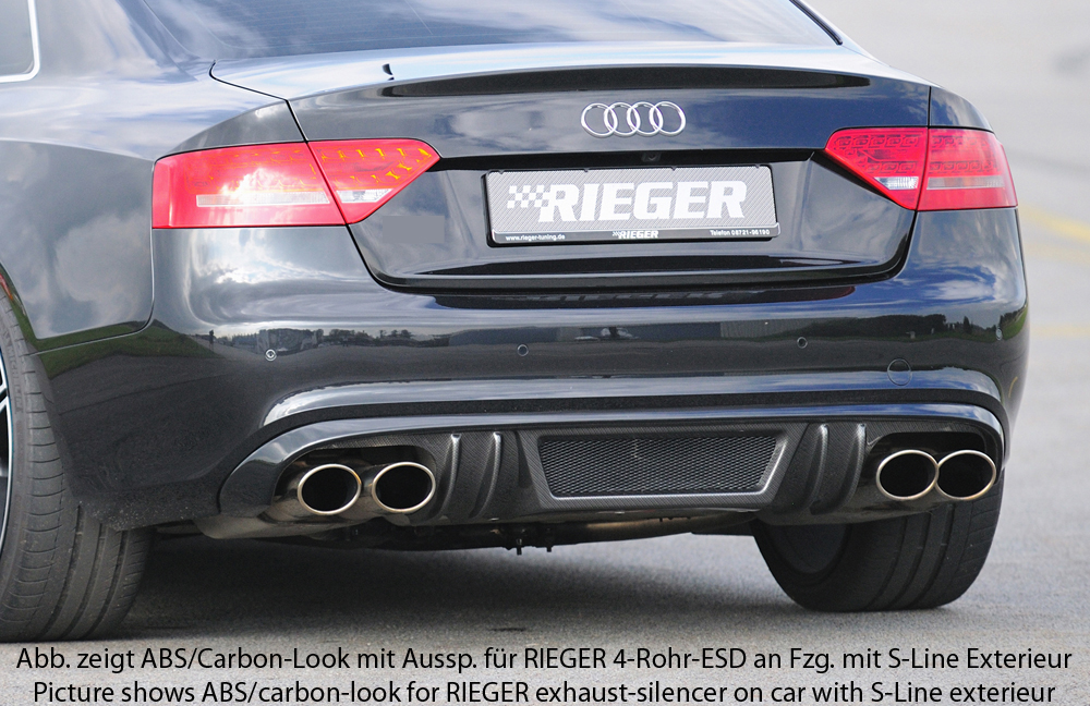 Rieger Tuning diffuser Audi A5 [B8]
