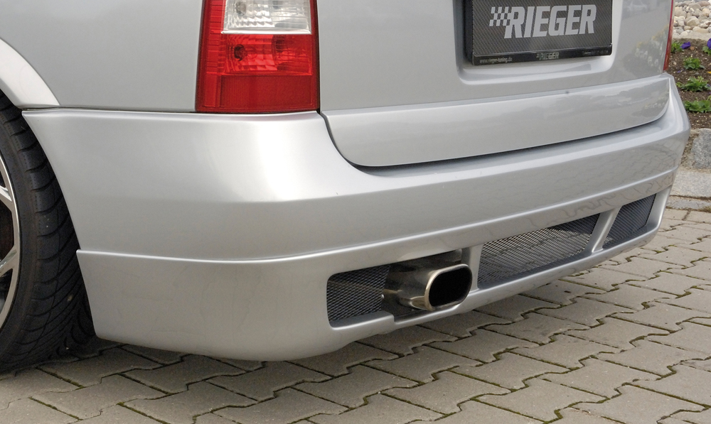 Rieger Tuning achterbumper verlenging Opel Astra G