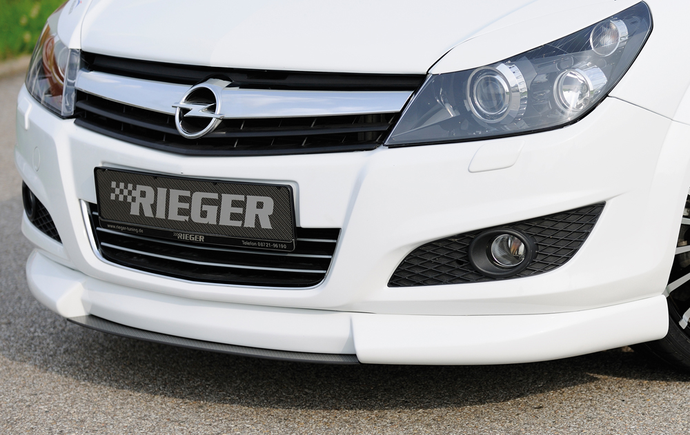 Rieger Tuning voorspoiler lip Opel Astra H
