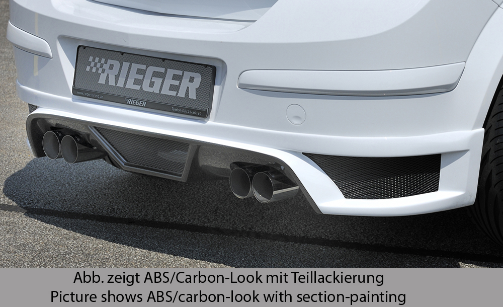 Rieger Tuning achterbumper verlenging Opel Astra H