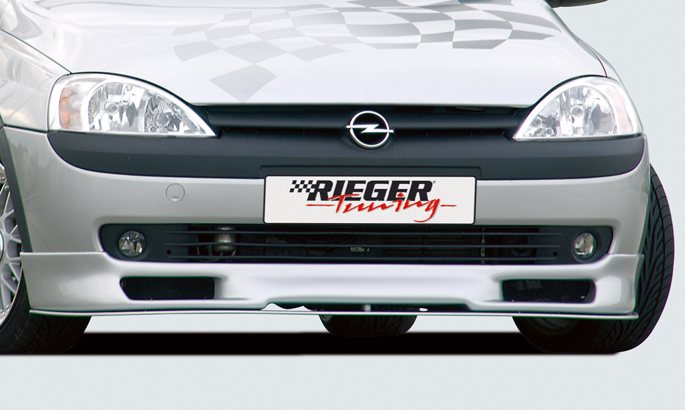 Rieger Tuning voorspoiler lip Opel Corsa C