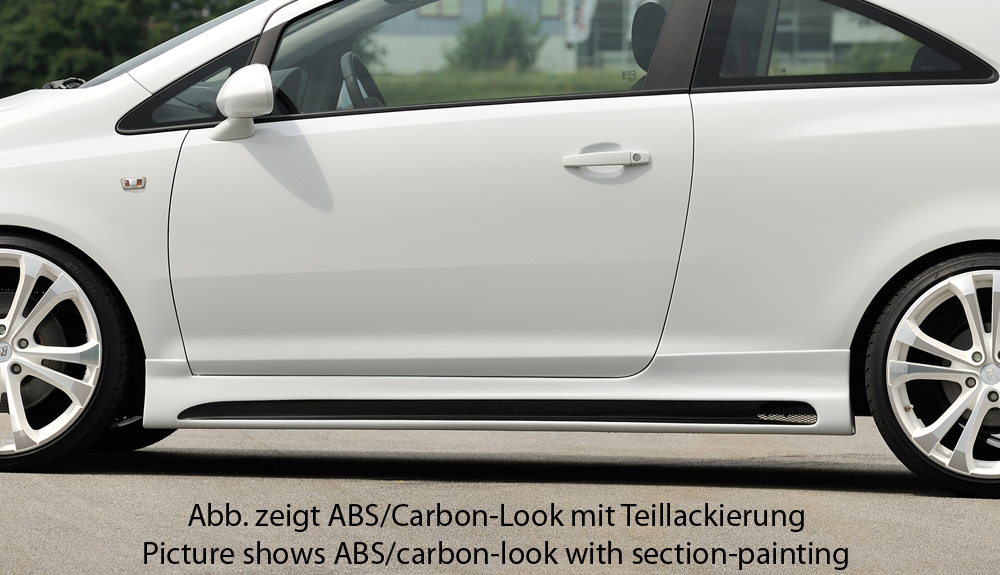 Rieger Tuning sideskirt Links Opel Corsa D