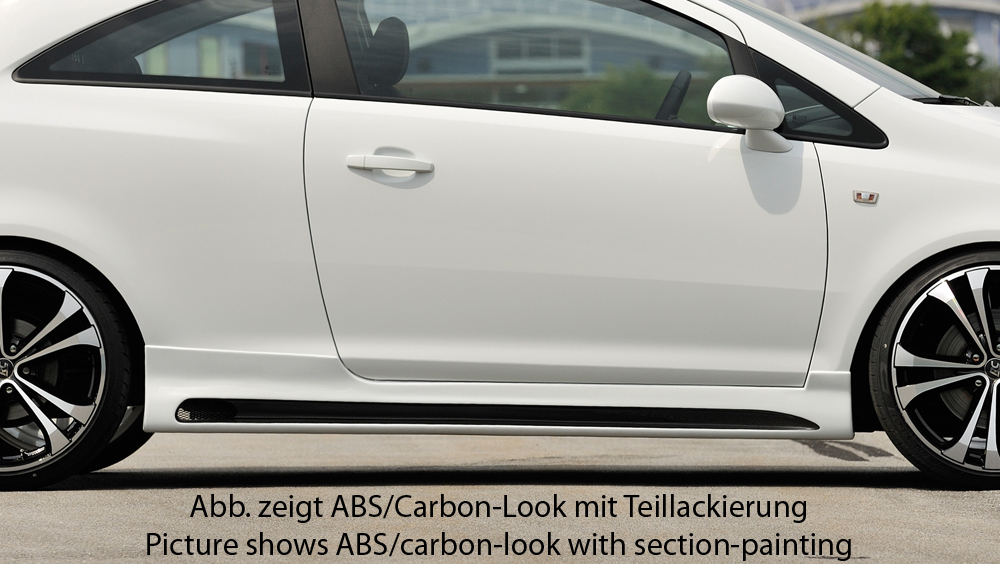 Rieger Tuning sideskirt Rechts Opel Corsa D