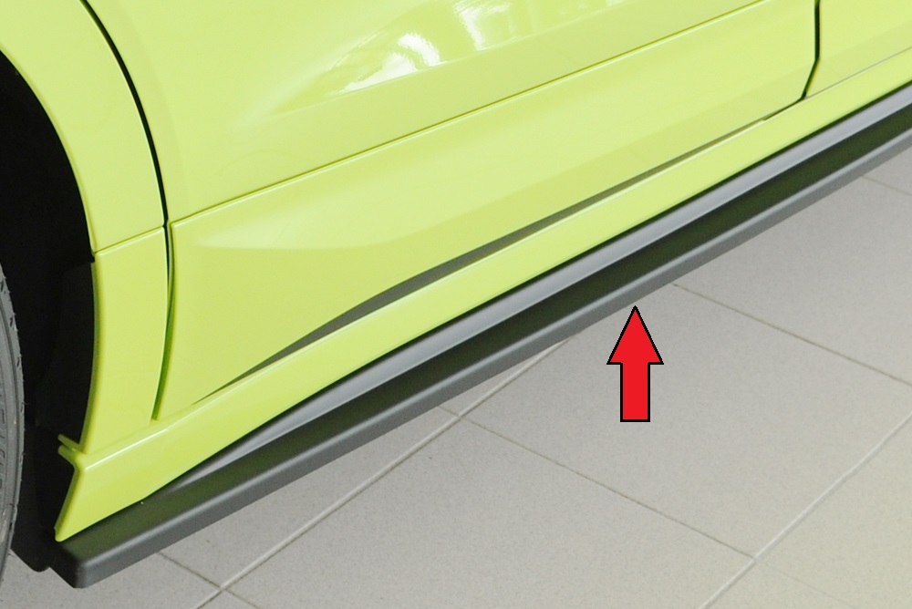 Rieger Tuning sideskirt aanzetstuk Rechts Skoda Enyaq iV / RS NY