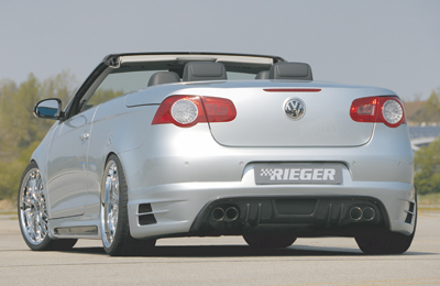 Rieger Tuning achterbumper verlenging VW Eos 1F