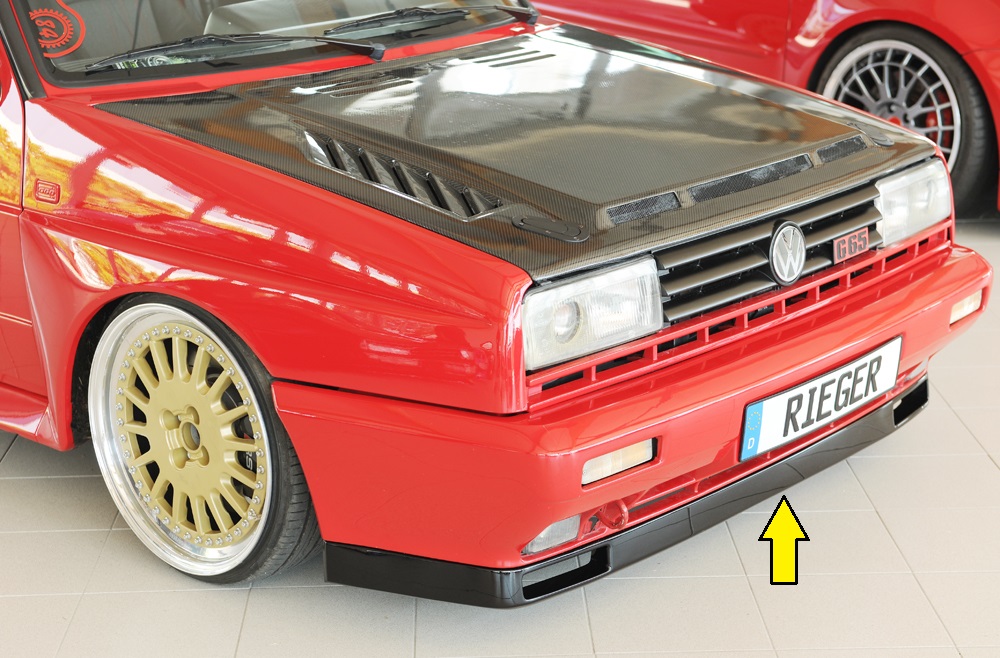 Voorbumper spoiler lip VW Golf 2