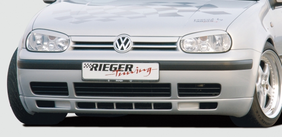 Rieger Tuning voorspoiler lip V6-Look VW Golf 4