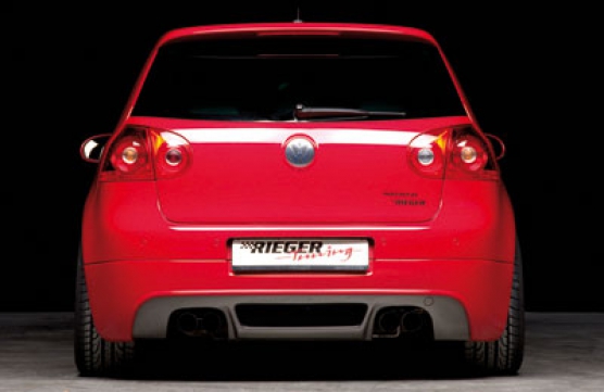 Rieger Tuning achterbumper verlenging VW Golf 5
