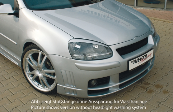 Rieger Tuning voorbumper VW Golf 5