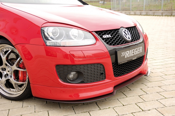 Rieger Tuning voorbumper spoiler lip VW Golf 5 / Jetta 3