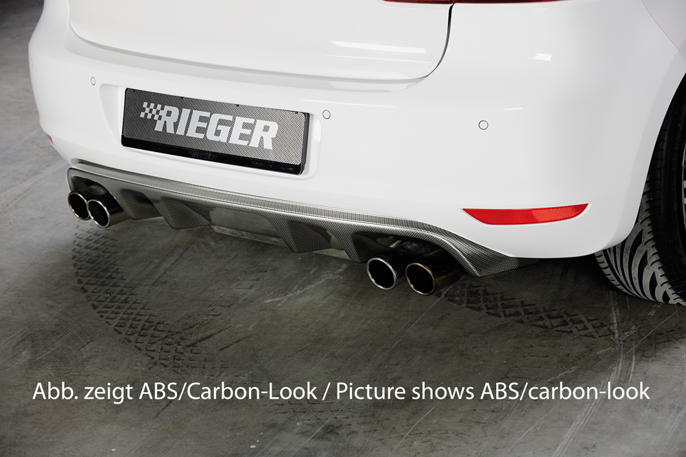 Rieger Tuning diffuser VW Golf 6