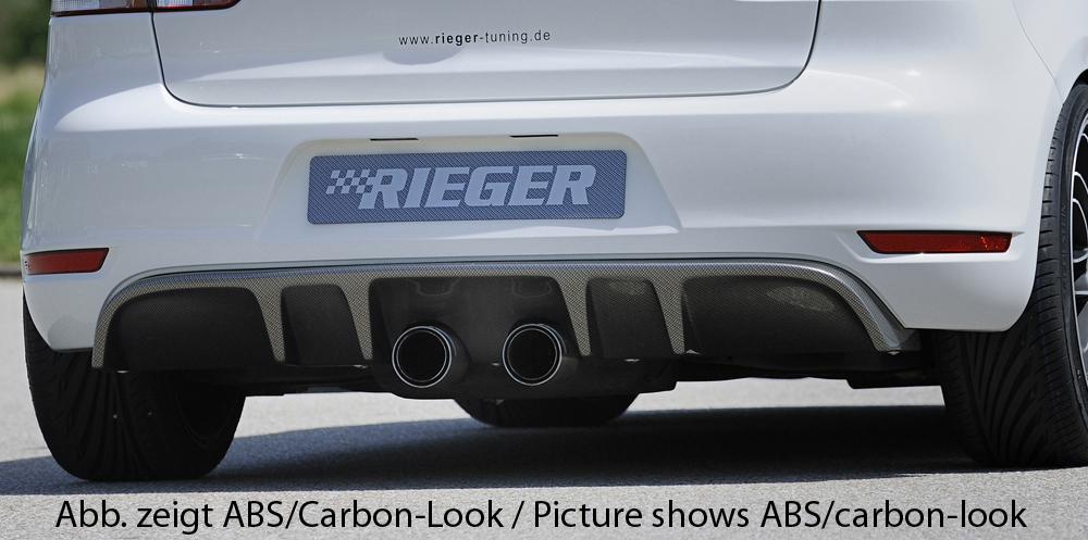 Rieger Tuning diffuser VW Golf 6