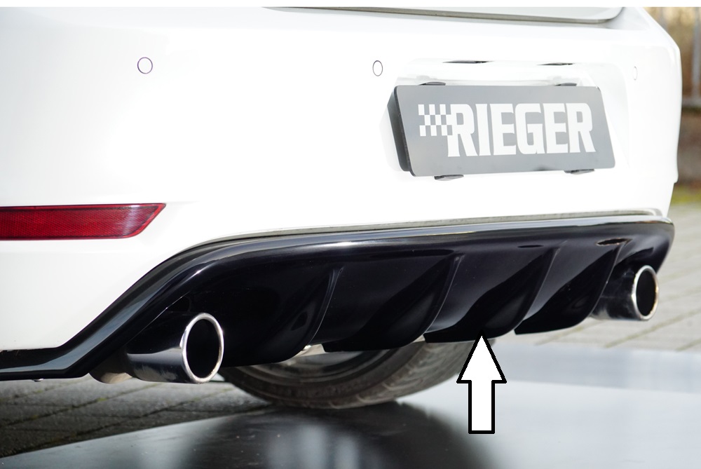 Rieger Tuning diffuser VW Golf 6