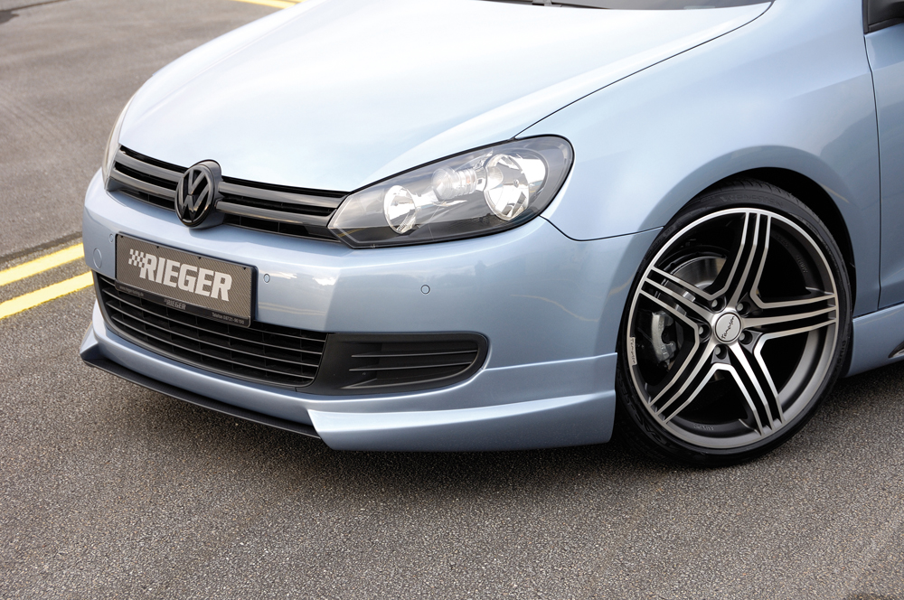 Rieger Tuning voorspoiler lip VW Golf 6