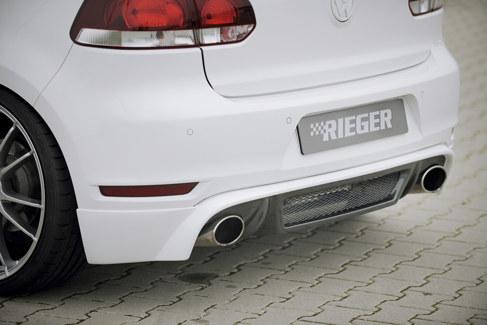 Rieger Tuning achterbumper verlenging VW Golf 6