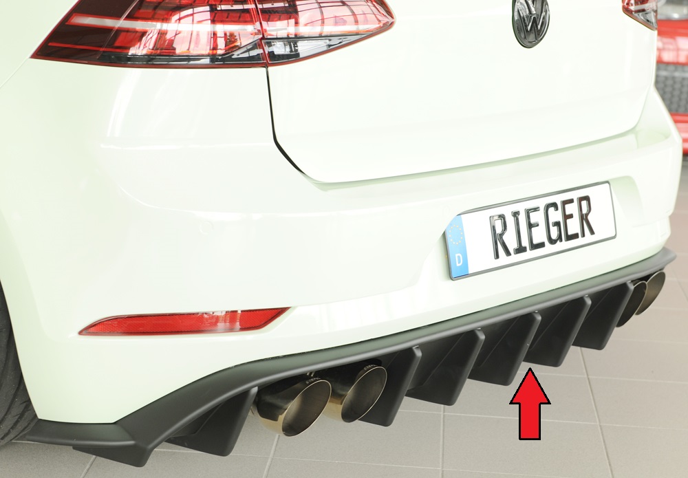 Rieger Tuning diffuser VW Golf 7