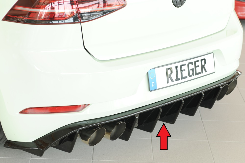 Rieger Tuning diffuser VW Golf 7