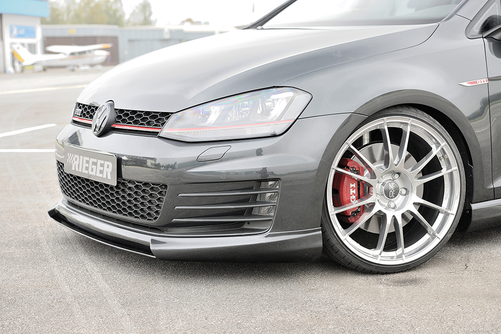 Rieger Tuning voorspoiler lip VW Golf 7