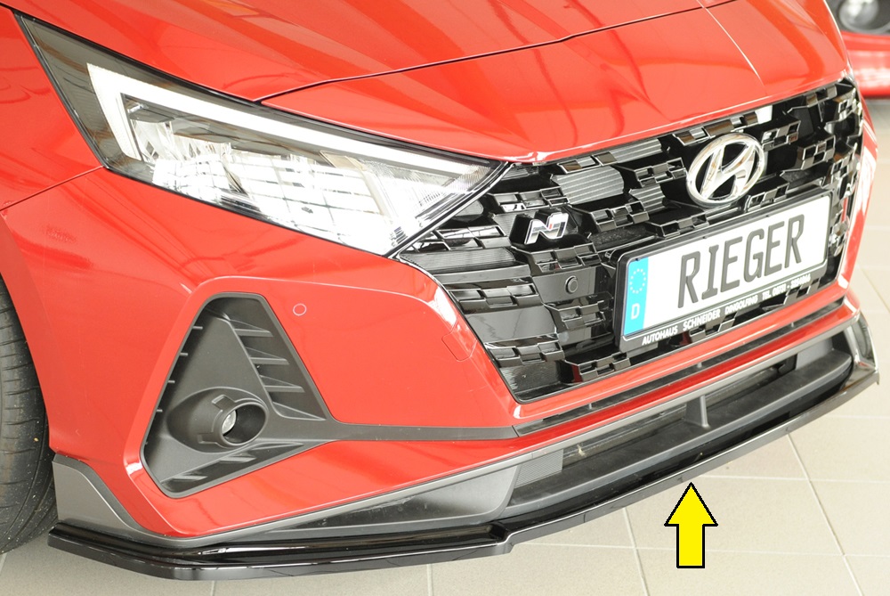 Rieger Tuning splitter Hyundai i20N