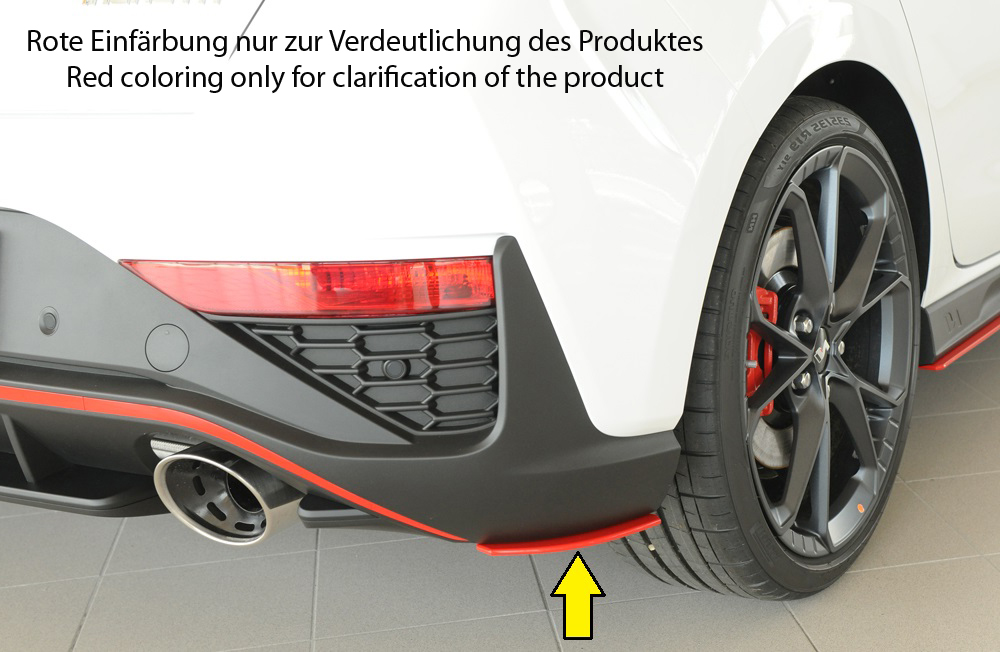 Rieger Tuning achterbumper aanzetstuk lateraal, rechts Hyundai i30 N