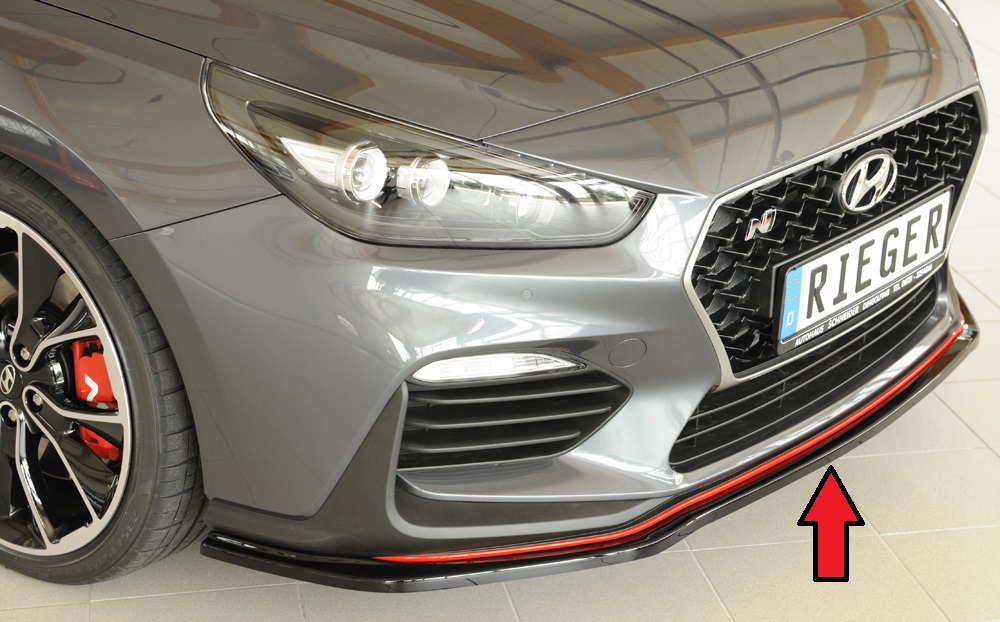 Rieger Tuning splitter Hyundai i30 N