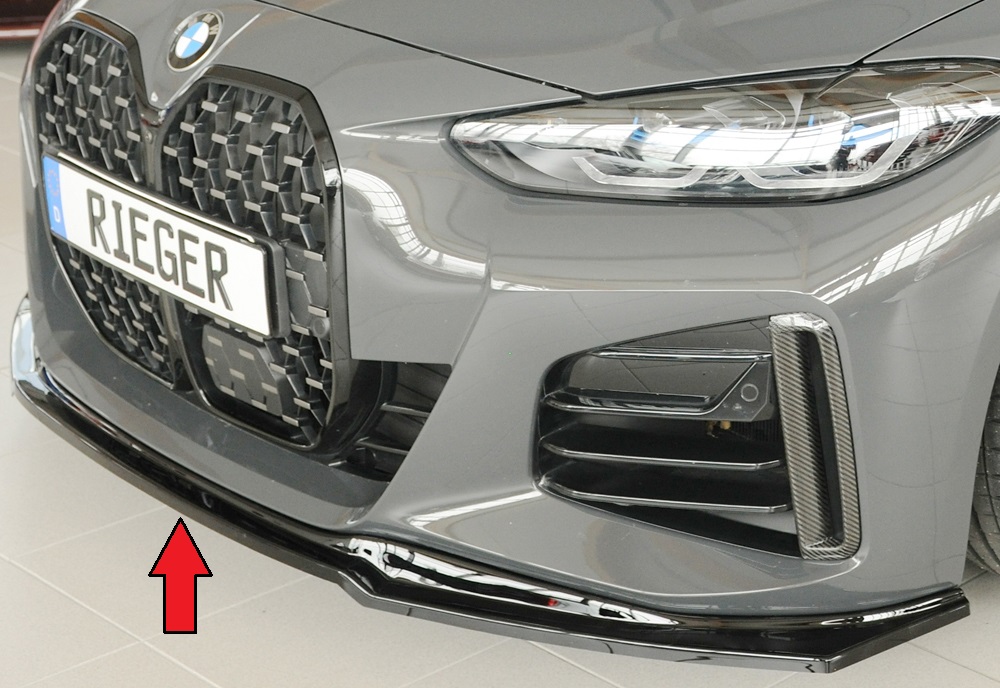 Rieger Tuning voorsplitter BMW i4 M/ 4-Serie G26