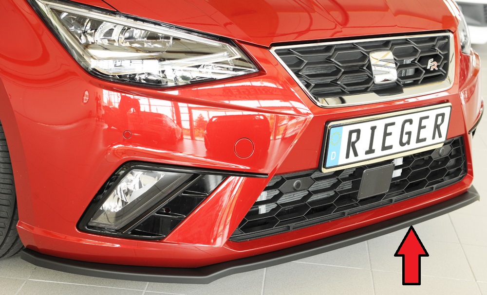 Rieger Tuning voorsplitter Seat Ibiza / Ibiza FR KJ