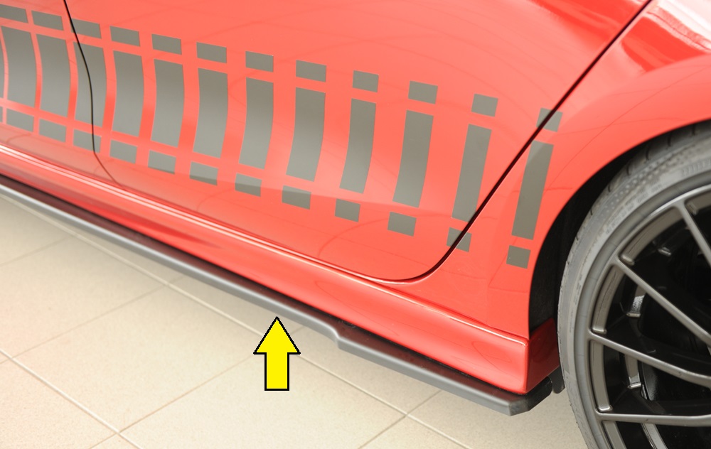 Rieger Tuning sideskirt aanzetstuk Links Cupra Leon [KL]