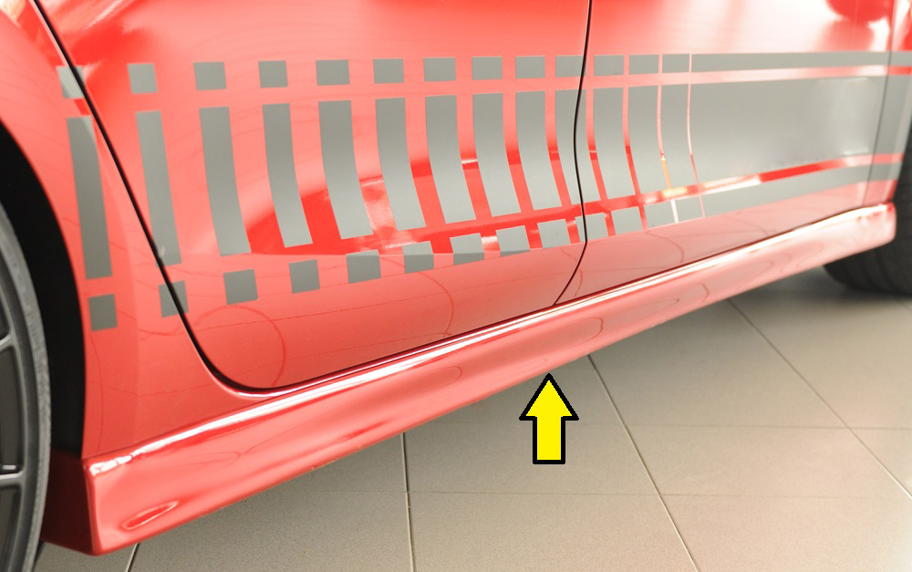 Rieger Tuning sideskirt (XS) Rechts Cupra Leon [KL]