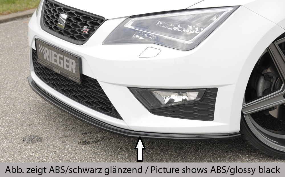 Rieger Tuning voorsplitter Seat Leon FR 5F / Leon Cupra 5F