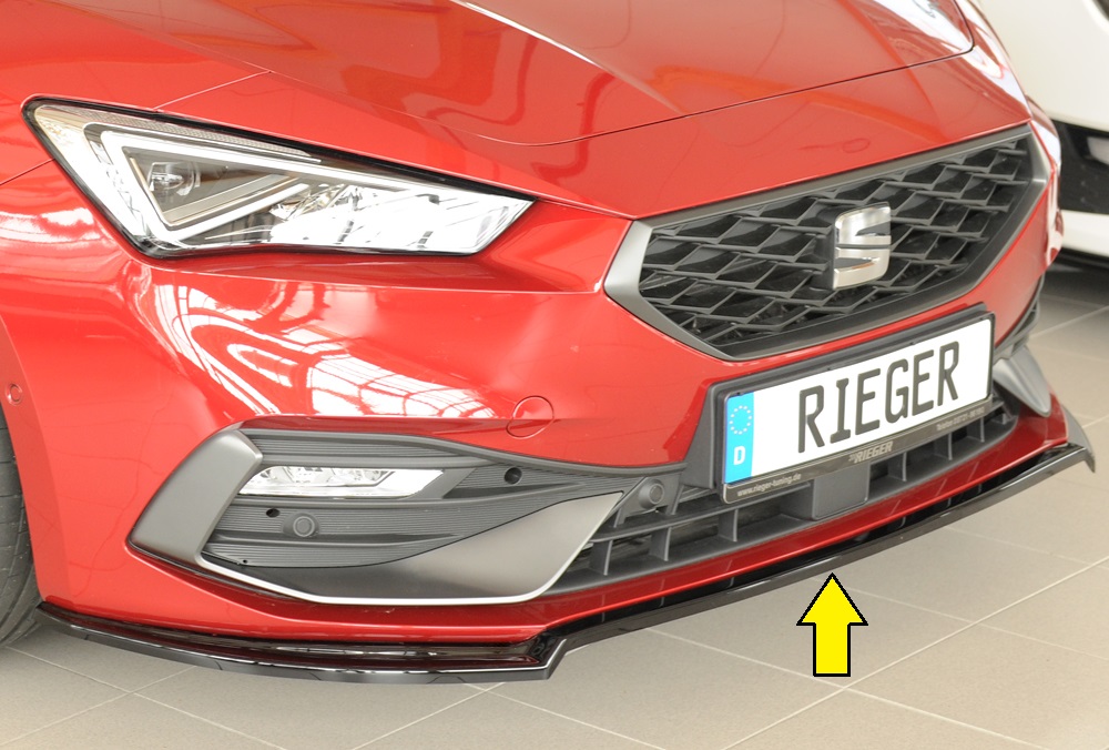 Rieger Tuning voorsplitter Seat Leon KL