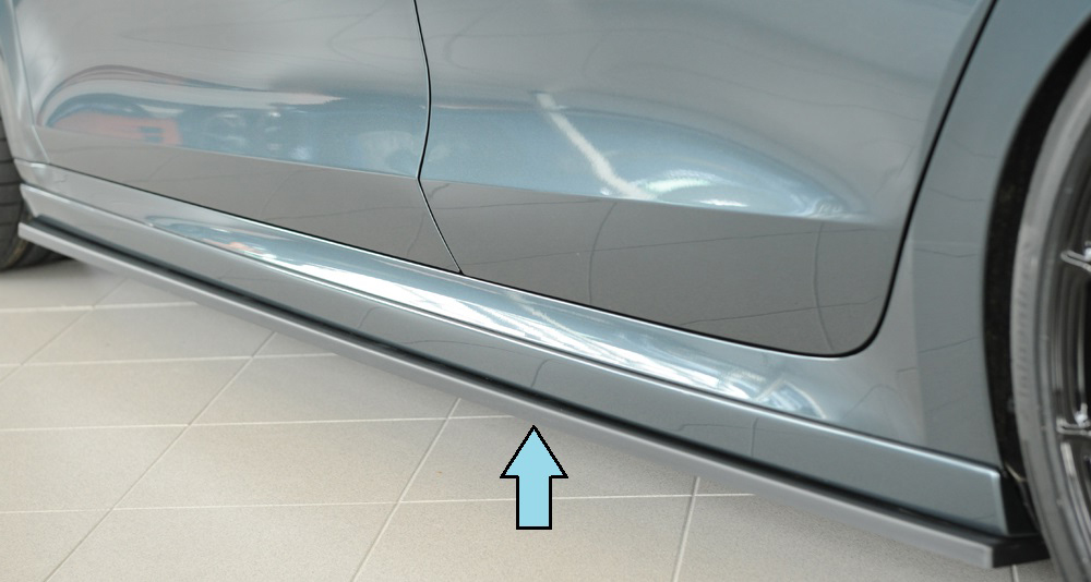 Rieger Tuning sideskirt aanzetstuk Links Skoda Octavia NX