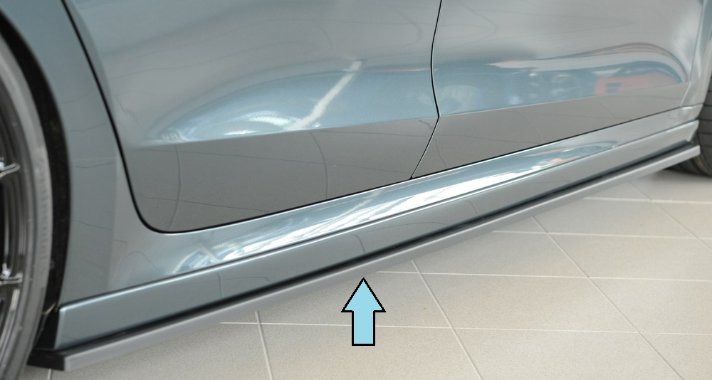 Rieger Tuning sideskirt aanzetstuk Rechts Skoda Octavia NX
