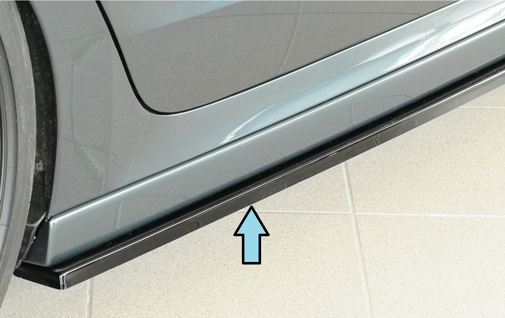 Rieger Tuning sideskirt aanzetstuk Rechts Skoda Octavia NX