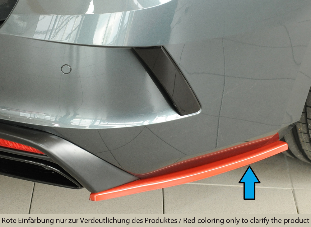 Rieger Tuning achterbumper aanzetstuk lateraal, rechts Skoda Octavia RS NX
