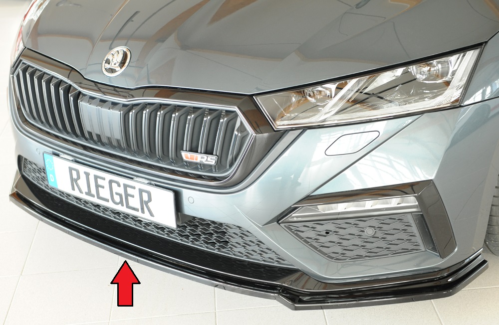 Rieger Tuning voorsplitter Skoda Octavia RS NX