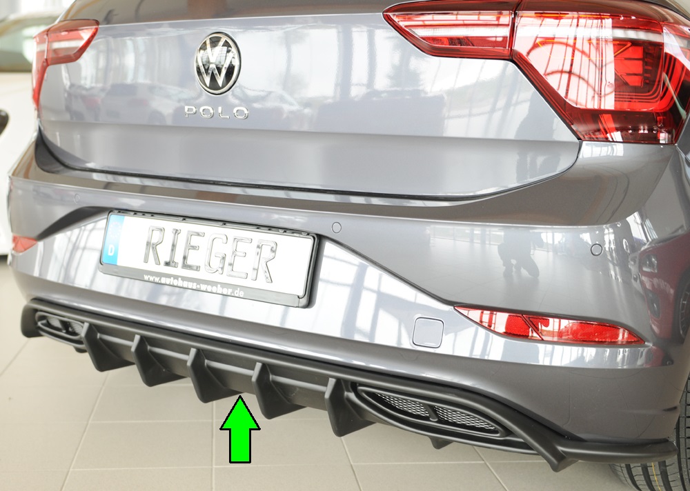 Rieger Tuning diffuser VW Polo (AW)