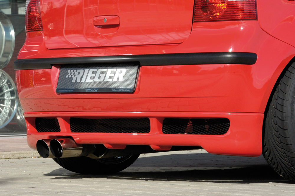 Rieger Tuning achterbumper verlenging VW Polo 5 (9N)