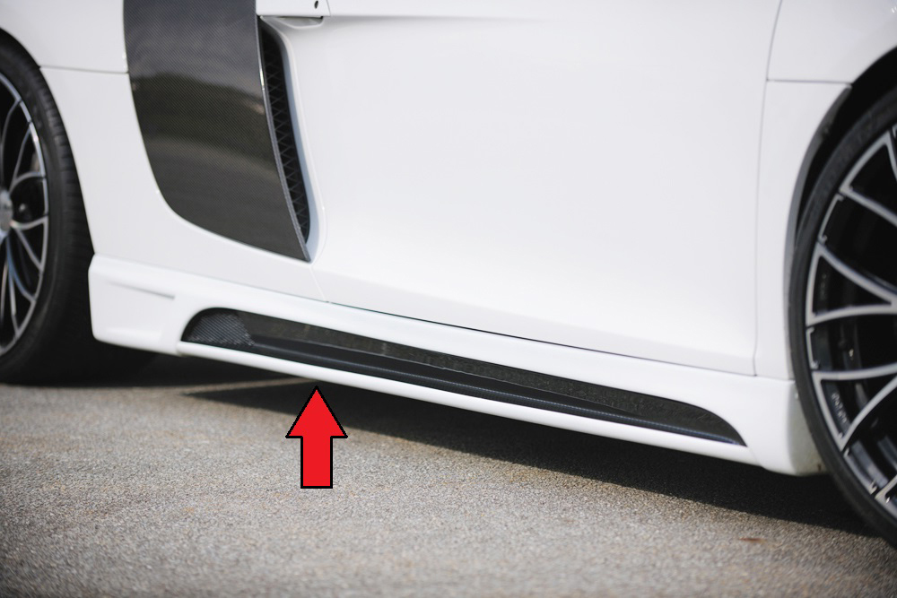 Rieger Tuning carbon sideskirt Rechts Audi R8 [42]