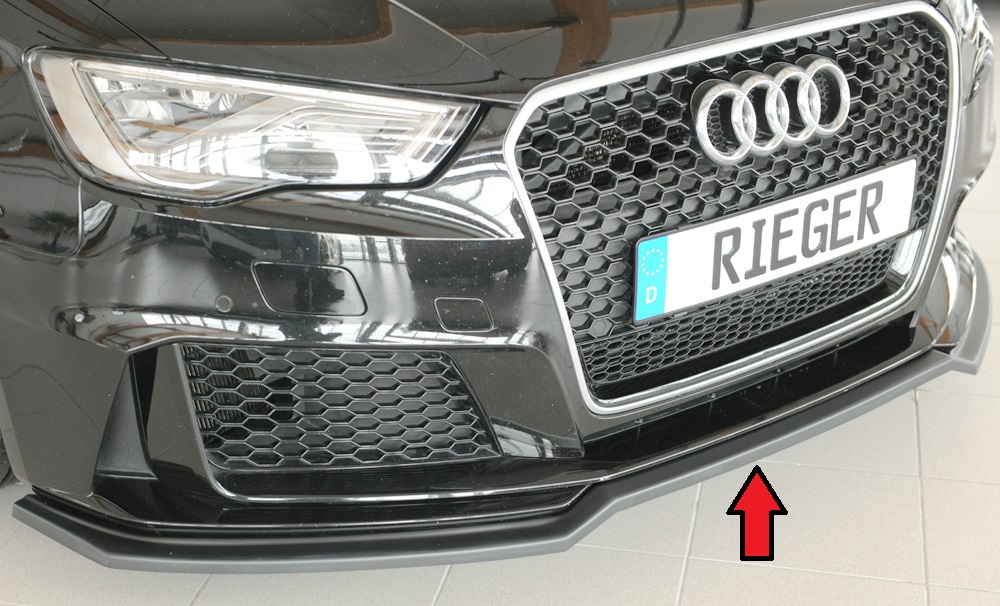 Rieger Tuning splitter Audi RS3 [8V]