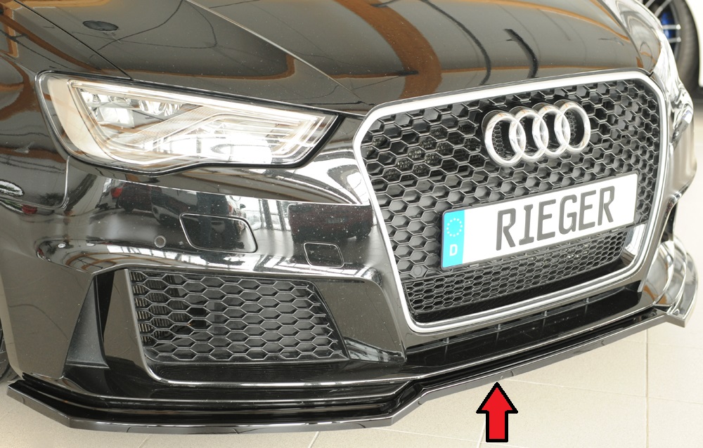 Rieger Tuning splitter Audi RS3 [8V]